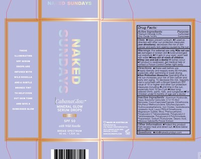 2 (Cabana Glow Mineral Glow Serum Drops 40ml Bronze)